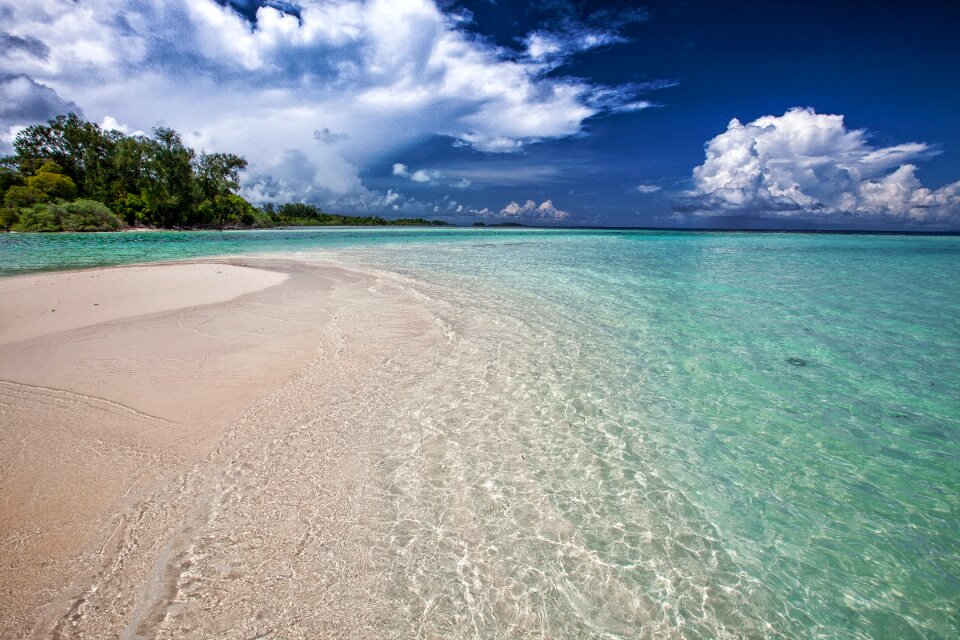 Sea turquoise cloud
