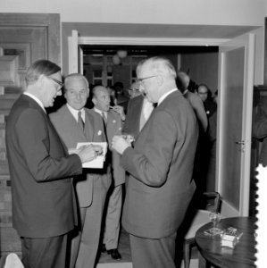 Receptie Duits Consulaat, Parklaan 36 , Rotterdam, Bestanddeelnr 908-7386