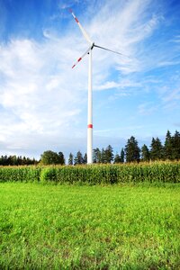 Power generation wind park environment photo