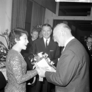 Receptie in Apollopaviljoen van Hans Boekman , 70 jaar, Bestanddeelnr 918-7137