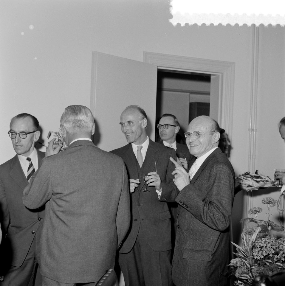 Receptie Duits Consulaat, Parklaan 36 , Rotterdam, Bestanddeelnr 908-7383