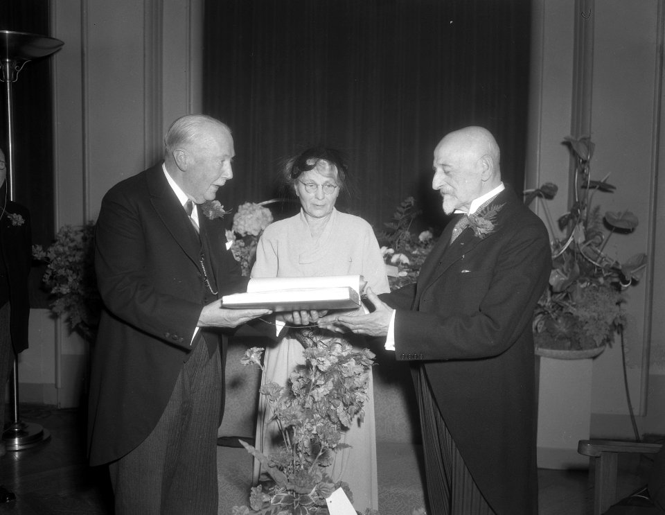 Receptie Dr. Schilt Amsterdam 50 jaar arts, Bestanddeelnr 906-4725