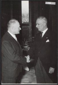 Recepties, afscheid, delprat a, vries b de, nederland stoomvaart maatschappij, Bestanddeelnr 091-0199