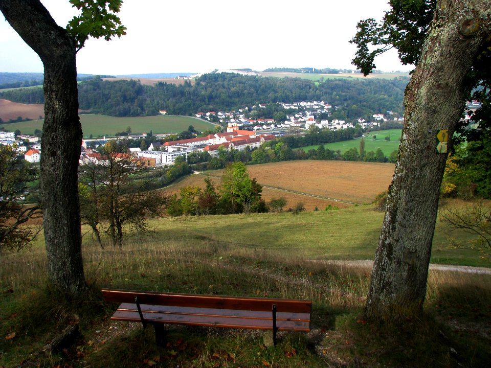Rebdorf (Eichstätt) vom Frauenberg aus
