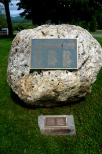 Recitation Hall memorial - Northfield Mount Hermon School - DSC07520