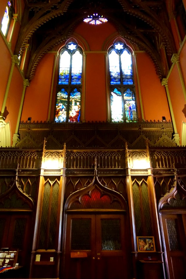 Rear view of interior - Church of the Covenant (Boston) - DSC08215
