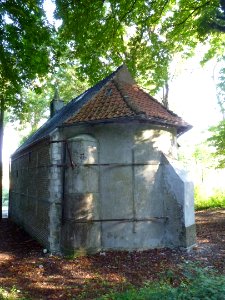 Recques-sur-Hem (Pas-de-Calais) Chapelle Notre-Dame-des-Bois, le chevet de 1863