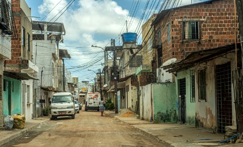 Recife Favela Detran street