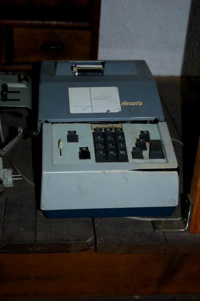 Rechenmaschine Ascota 114 - Alte Mühle Proschim