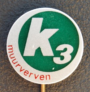 Reclamespeldje K3 muurverven