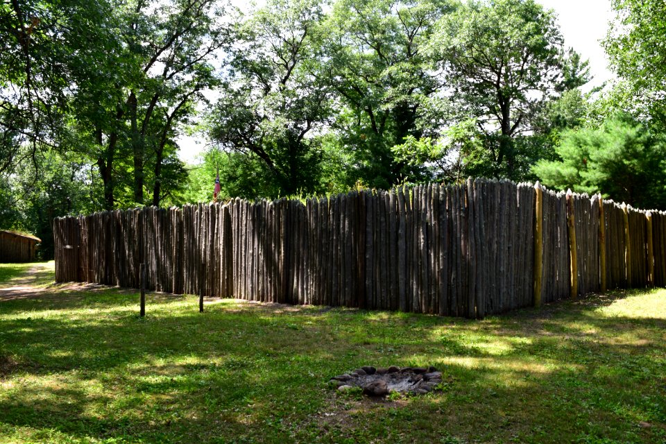 Reconstructed Northwest Company trading post, Forts Folle Avoine Historical Park