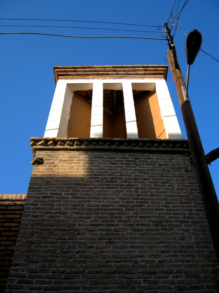 Reconstructed windcatcher (Badgir) in Nishapur Gold Bazaar 8