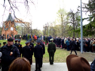 Reburial of Nicholas Nikolaievich in Memorial park 04