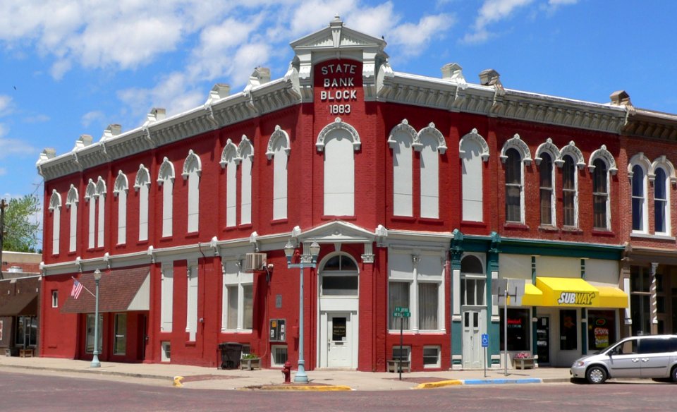 Red Cloud State Bank Block from SE
