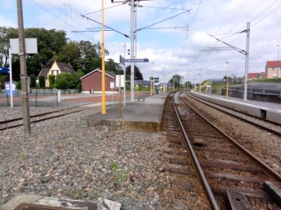 Recquignies (Nord, Fr) la gare