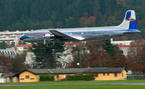 Red Bull Douglas DC-6 at Innsbruck