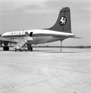 Recreatieterreinen, vliegvelden ed, platformen, vliegtuigen, Luchthaven Rotter, Bestanddeelnr 163-1265