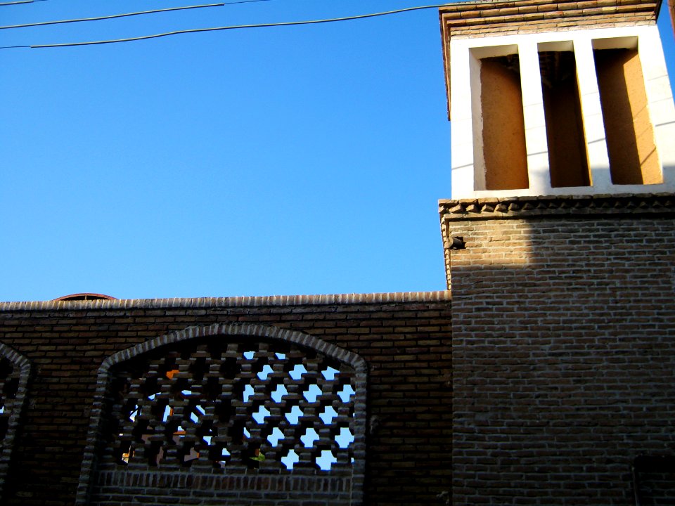 Reconstructed windcatcher (Badgir) in Nishapur Gold Bazaar 5