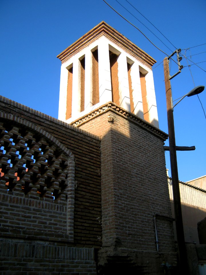 Reconstructed windcatcher (Badgir) in Nishapur Gold Bazaar 3