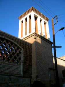 Reconstructed windcatcher (Badgir) in Nishapur Gold Bazaar 3