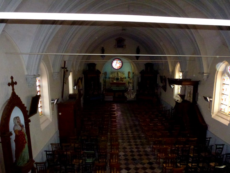 Recques-sur-Hem (Pas-de-Calais) église Saint-Wandrille, intérieur