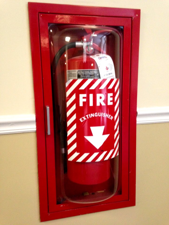 Red Fire Extinguisher