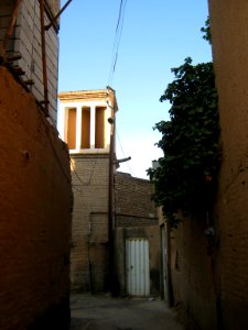 Reconstructed windcatcher (Badgir) in Nishapur Gold Bazaar 7