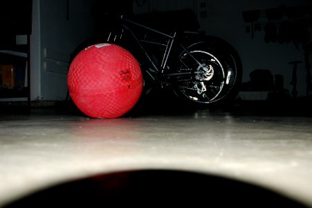 Red Inflatable Ball photo