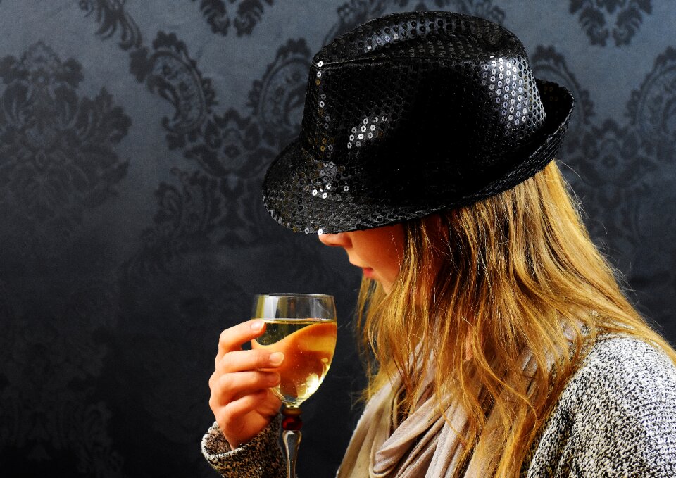 Wine drink mysterious