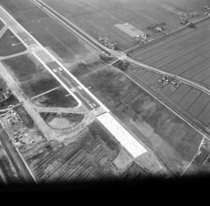 Recreatieterreinen, vliegvelden ed, overzichten, startbaanverlengingen, Luchth, Bestanddeelnr 163-1359