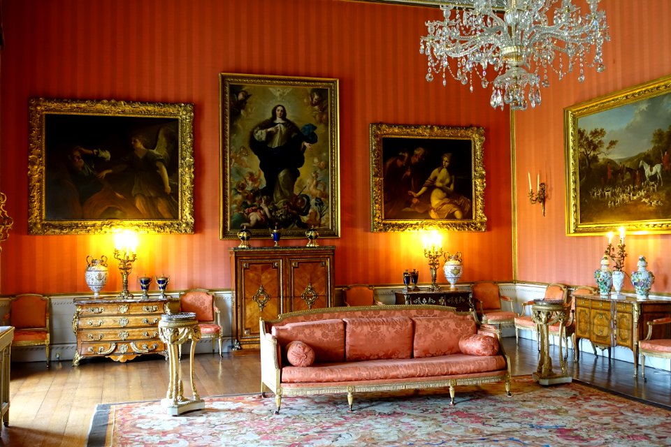 Red Drawing Room - Shugborough Hall - Staffordshire, England - DSC00350