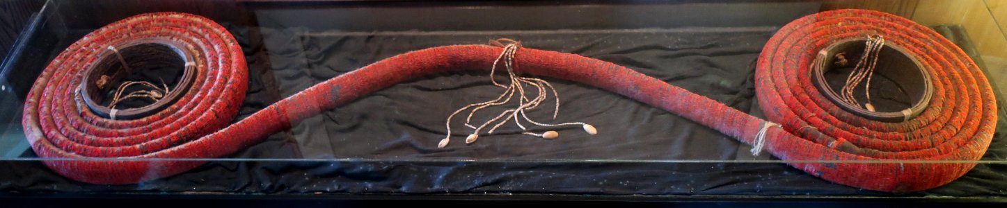Red feather currency belt, Liljestrand House