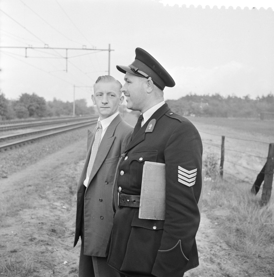 Reconstructie spoorwegongeluk bij Wezep, chauffeur H Stegeman, Bestanddeelnr 909-9079