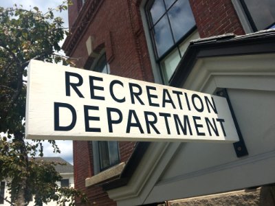Recreation Department Sign photo
