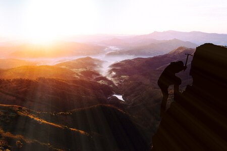 Mountaineering mountain mountains