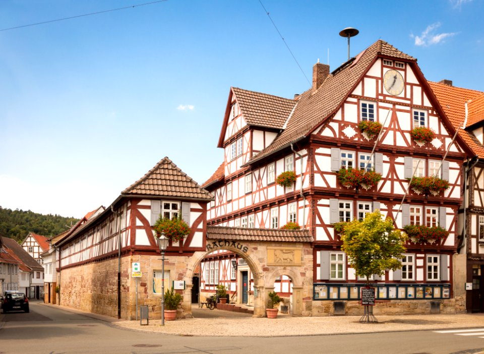 Rathaus der Stadt Wanfried, Hessen, Deutschland IMG 5932-1 edit