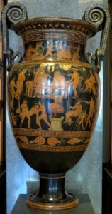 Red figure volute krater, southern Italy, Lycurgus Painter, The Hermitage