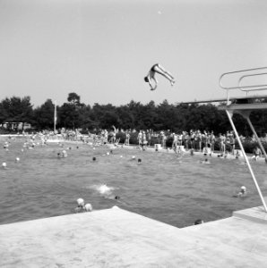 Recreatieterreinen, vliegvelden ed, zwembaden, de efteling, Bestanddeelnr 163-0986