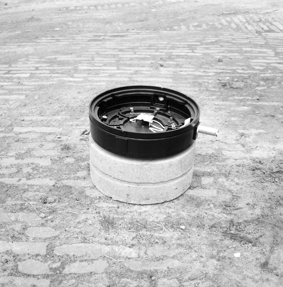 Recreatieterreinen, vliegvelden ed, betoncylinders, lichtelementen, bouten, Lu, Bestanddeelnr 163-1400