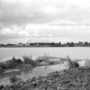 Recreatiegebieden, vliegvelden, plassen, werkzaamheden, machines, zuigputten, za, Bestanddeelnr 165-0962
