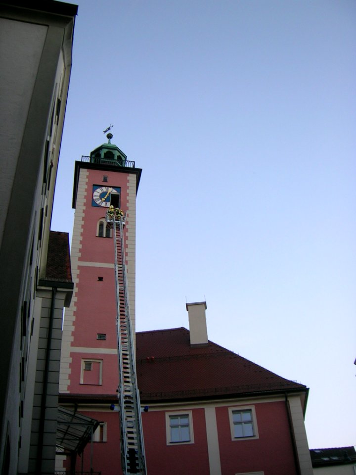 Rathaus Eichstätt -Feuerwehrübung 2013 (2)