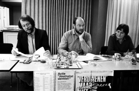 Rapport van verdwijning van 88 journalisten, door vakgroe van journalisten van A, Bestanddeelnr 932-0002