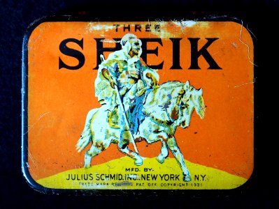 Rare vintage Sheik condom tin, pic2