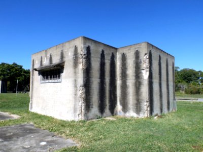 RAN Station 9, Pinkenba generator hut 1 from east