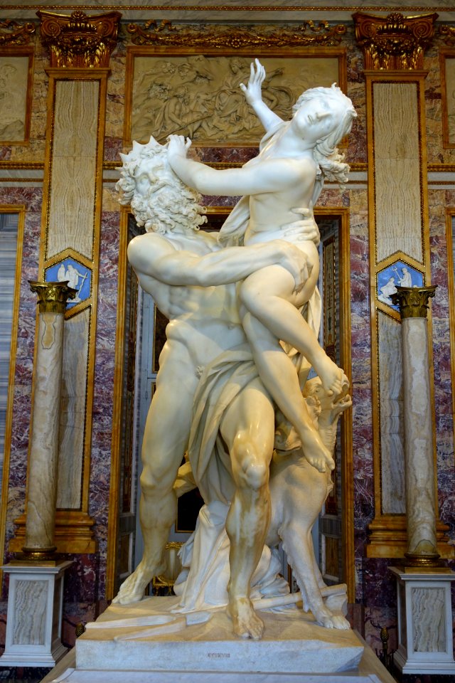 Rape of Proserpina by Gian Lorenzo Bernini, 1621-1622, marble - Galleria Borghese - Rome, Italy - DSC04602