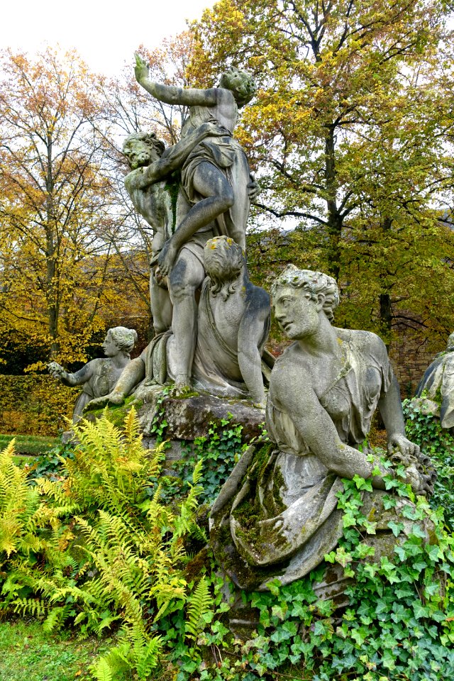 Rape of Persephone - Würzburg Residence gardens - Würzburg, Germany - DSC05926