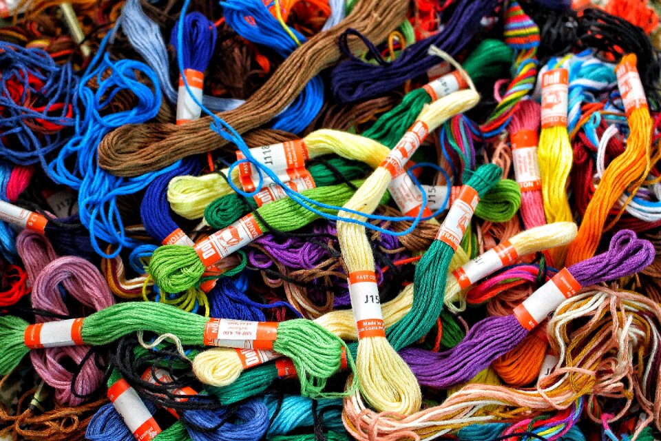 Textile color colorful