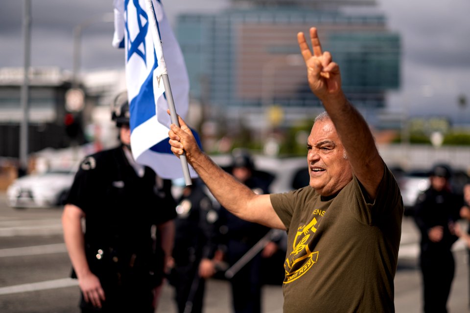 Rally in support of Israel on May 16th, 2021 in Los Angeles 10