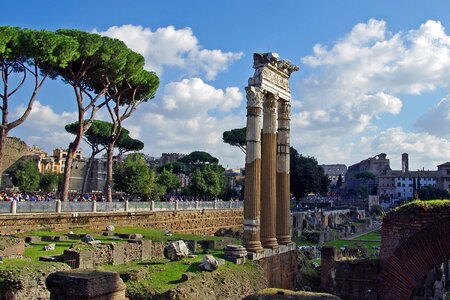 Archaeology via dei fori imperiali ancient rome photo