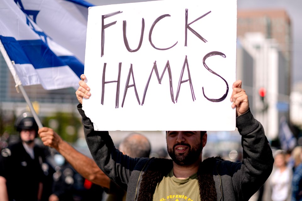 Rally in support of Israel on May 16th, 2021 in Los Angeles 11